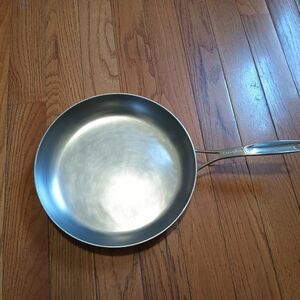 Stainless Steel Frying Pan - Silver